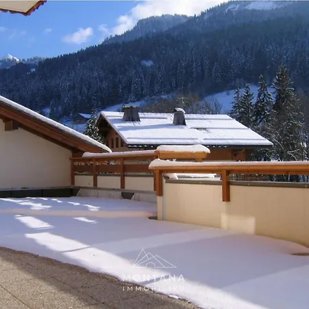 アパート Spacieux 4 Pieces Pour 6-8 Personnes Avec Terrasse Au Grand-bornand - Fr-1-458-239
